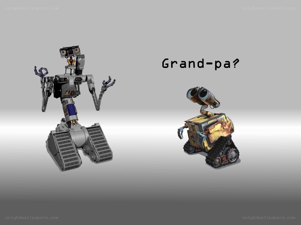 Wall-E and a robot ancestor