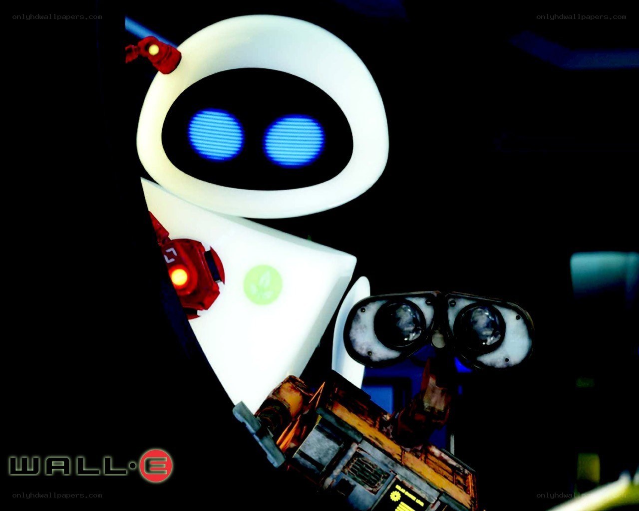 Wall-E and Eve in space