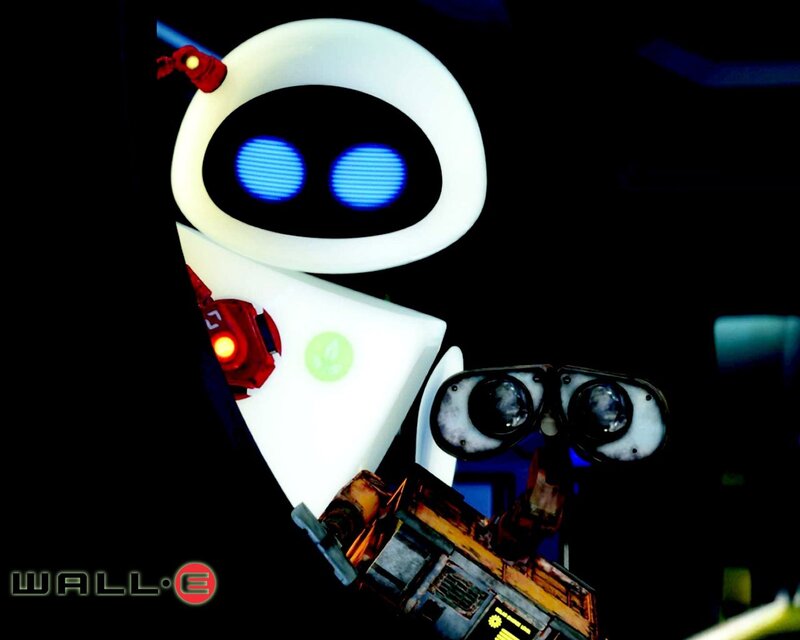 Wall-E and Eve in space