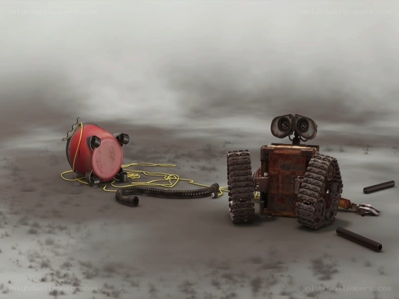 Wall-E and the Barrel