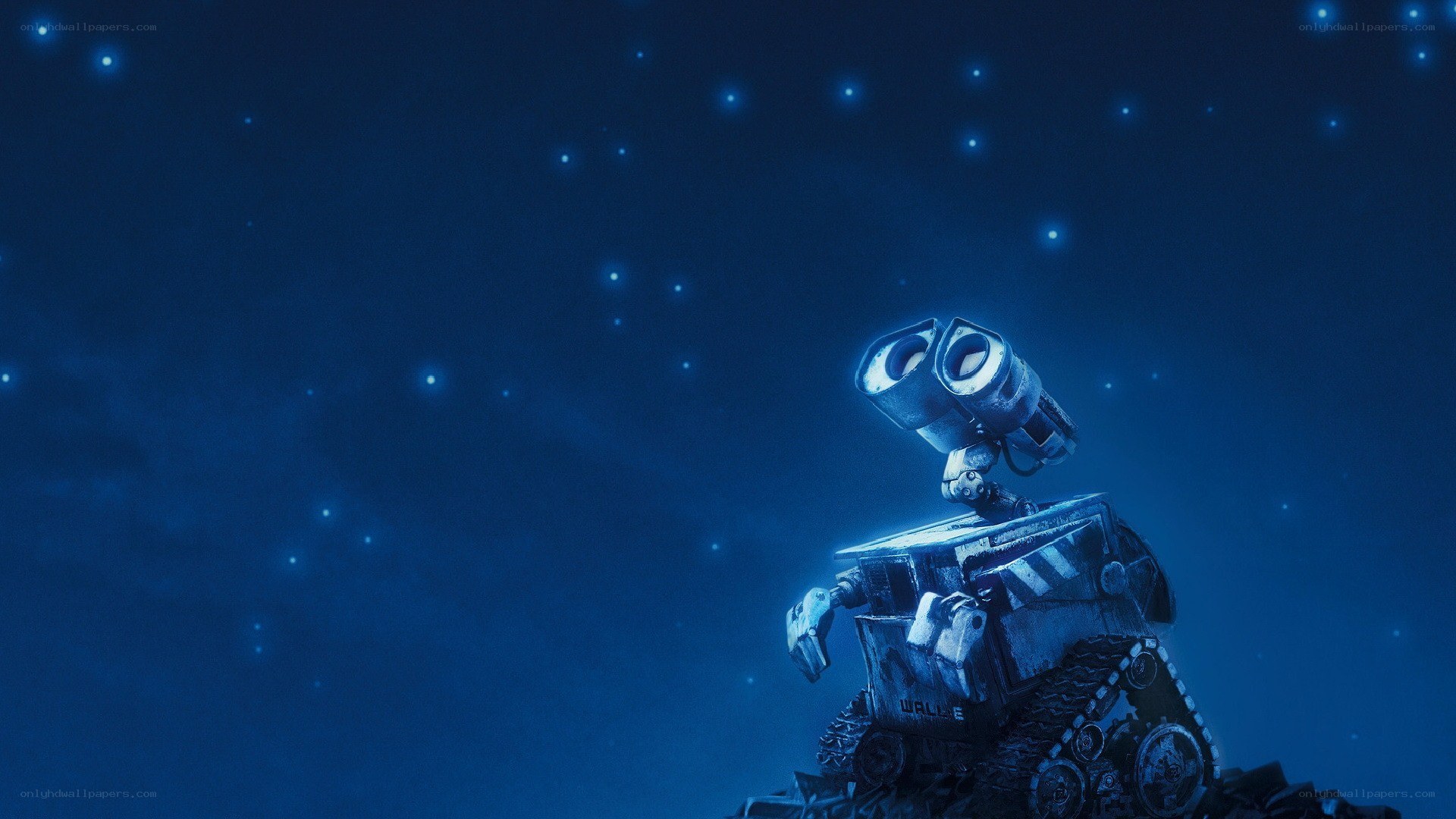 Wall-E gazes at stars