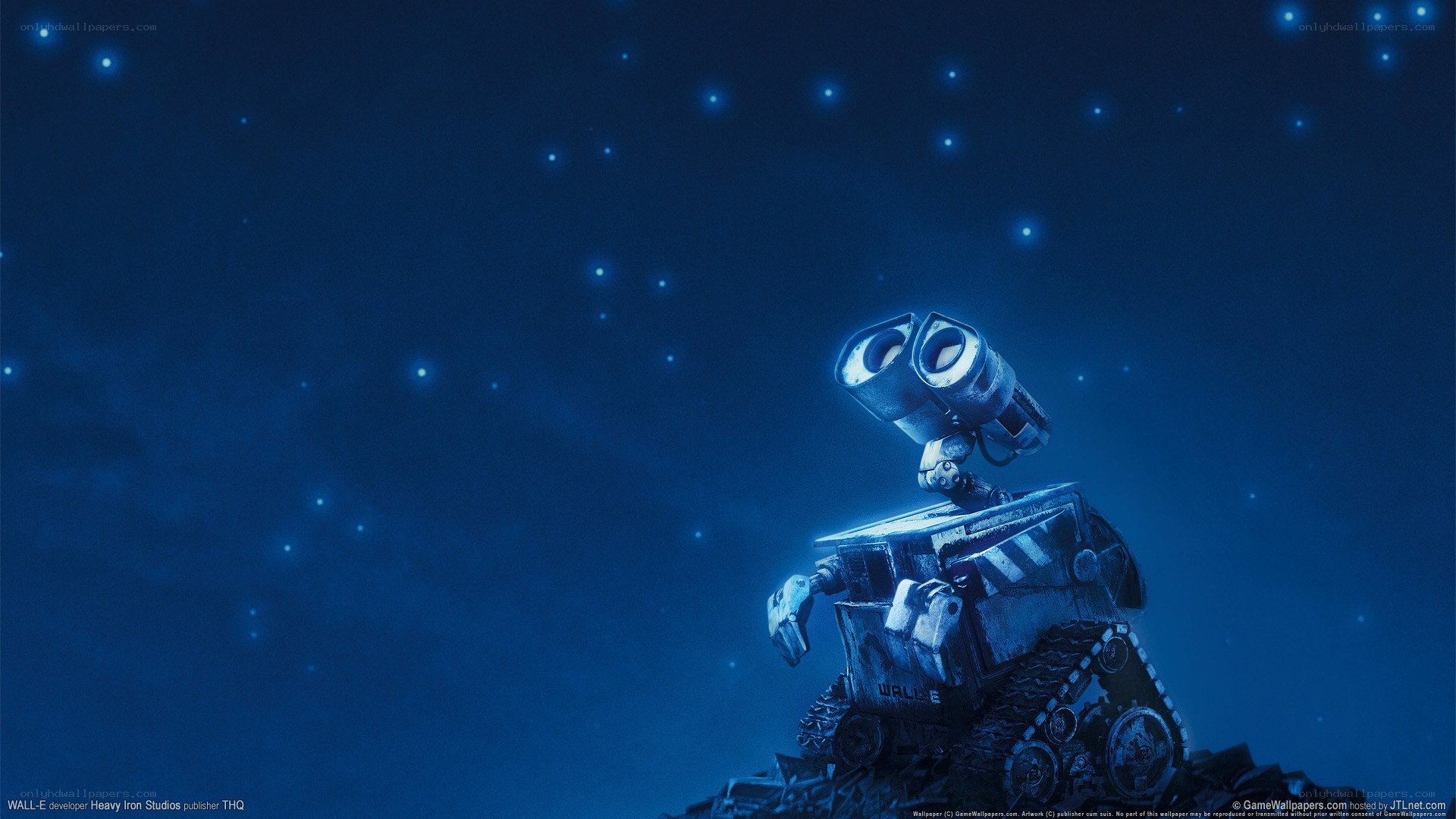 Wall-E gazes at stars