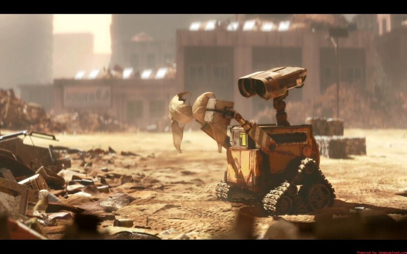 Wall-E in a post-apocalyptic world