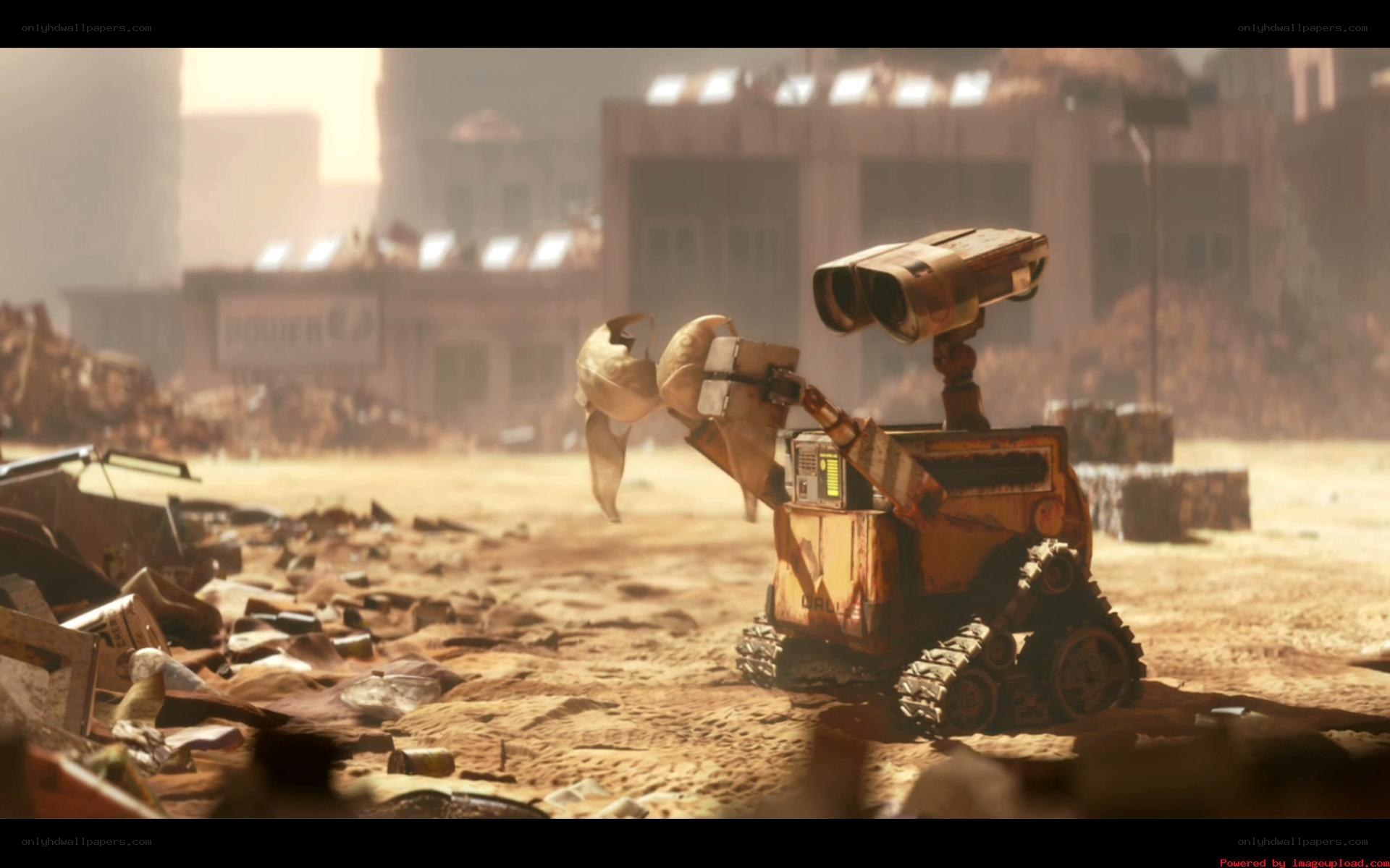 Wall-E in a post-apocalyptic world