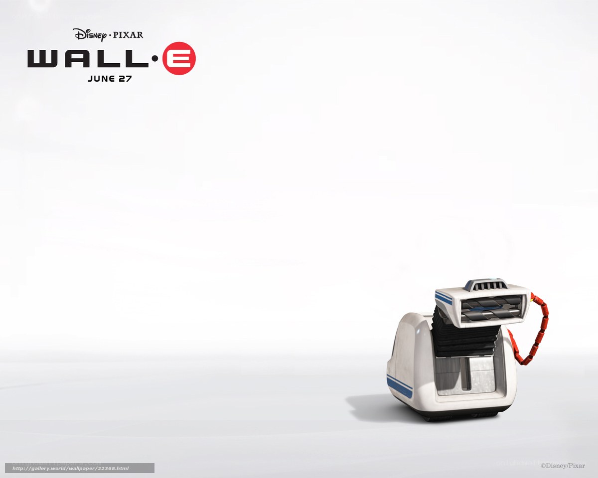 Wall-E movie promotional art