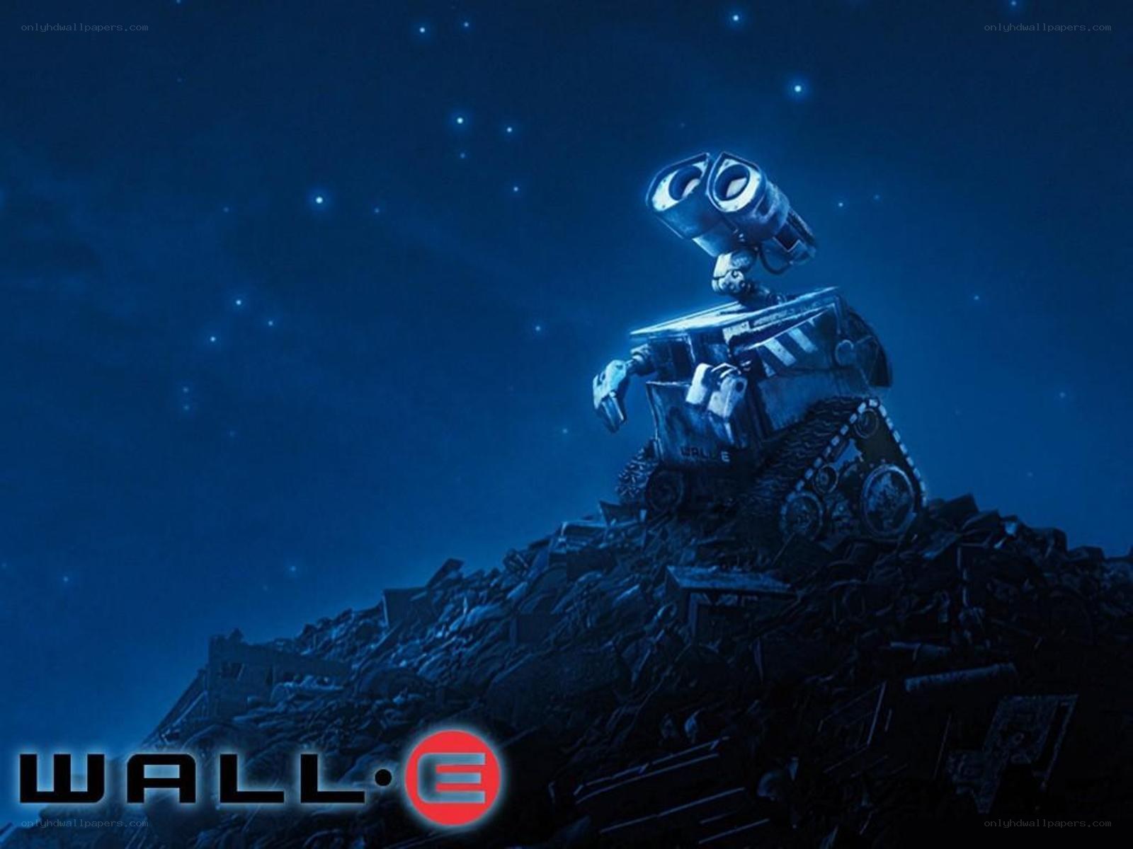 Wall-E on a pile of trash
