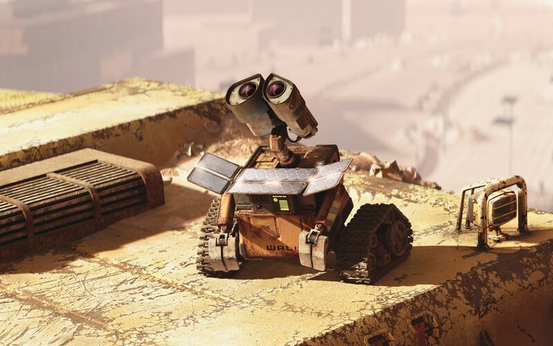 Wall-E on a Ruined Earth