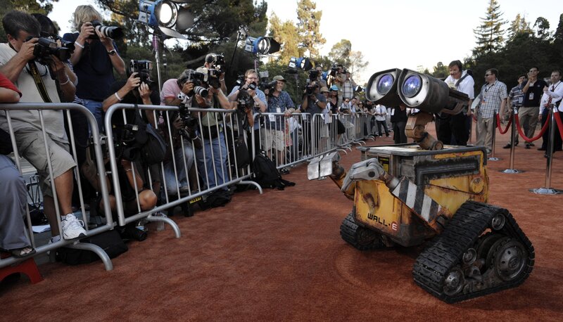 Wall-E on red carpet