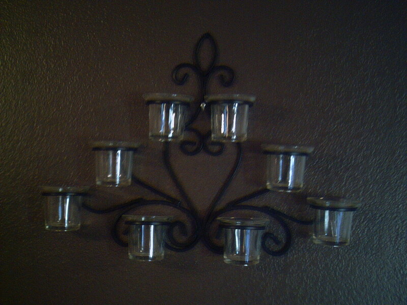 Wall-mounted Candle Holder