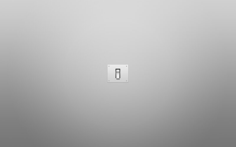 wall-mounted light switch