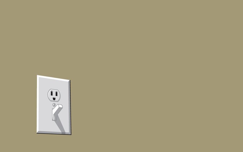 Wall Outlet with Plug