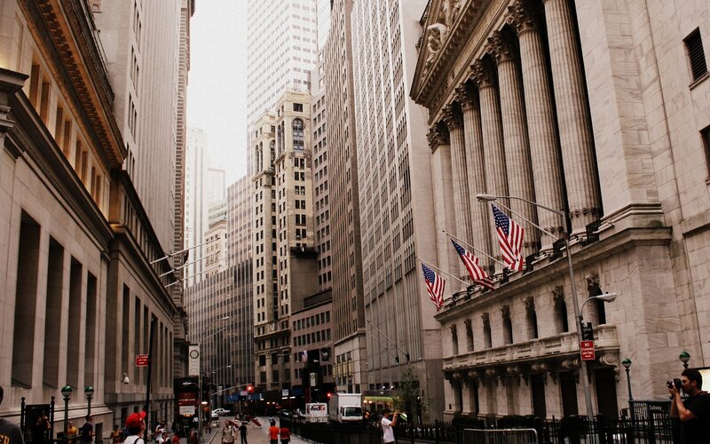 Wall Street financial district