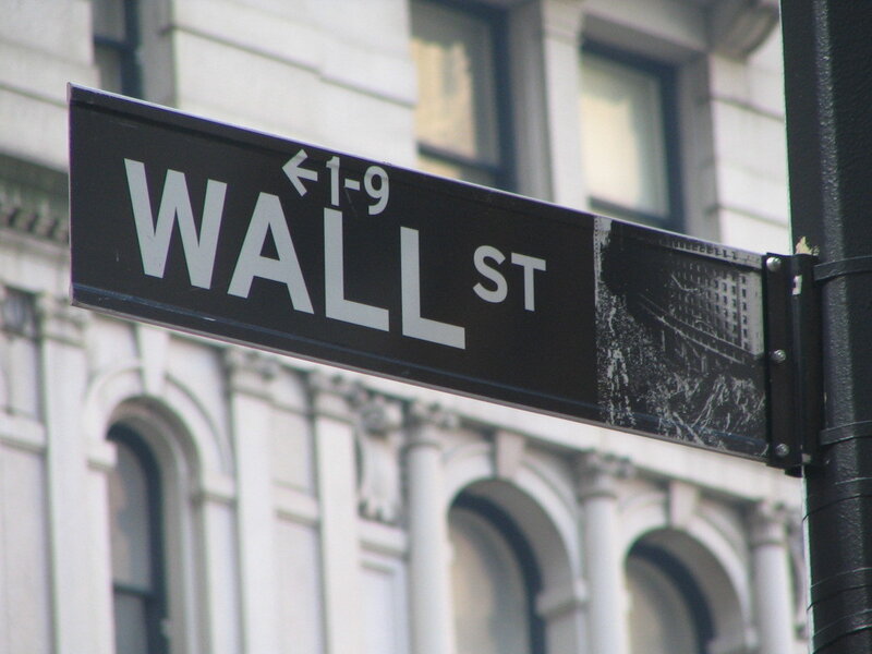 Wall Street sign in New York