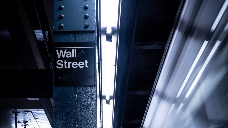 Wall Street Subway Sign