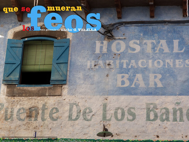 Wall with Hostal Sign