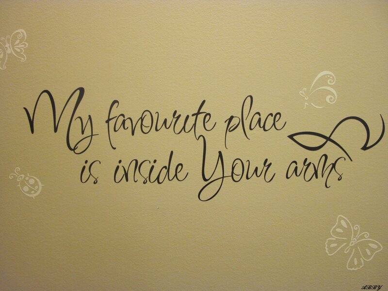 Wall with Quote — Beige