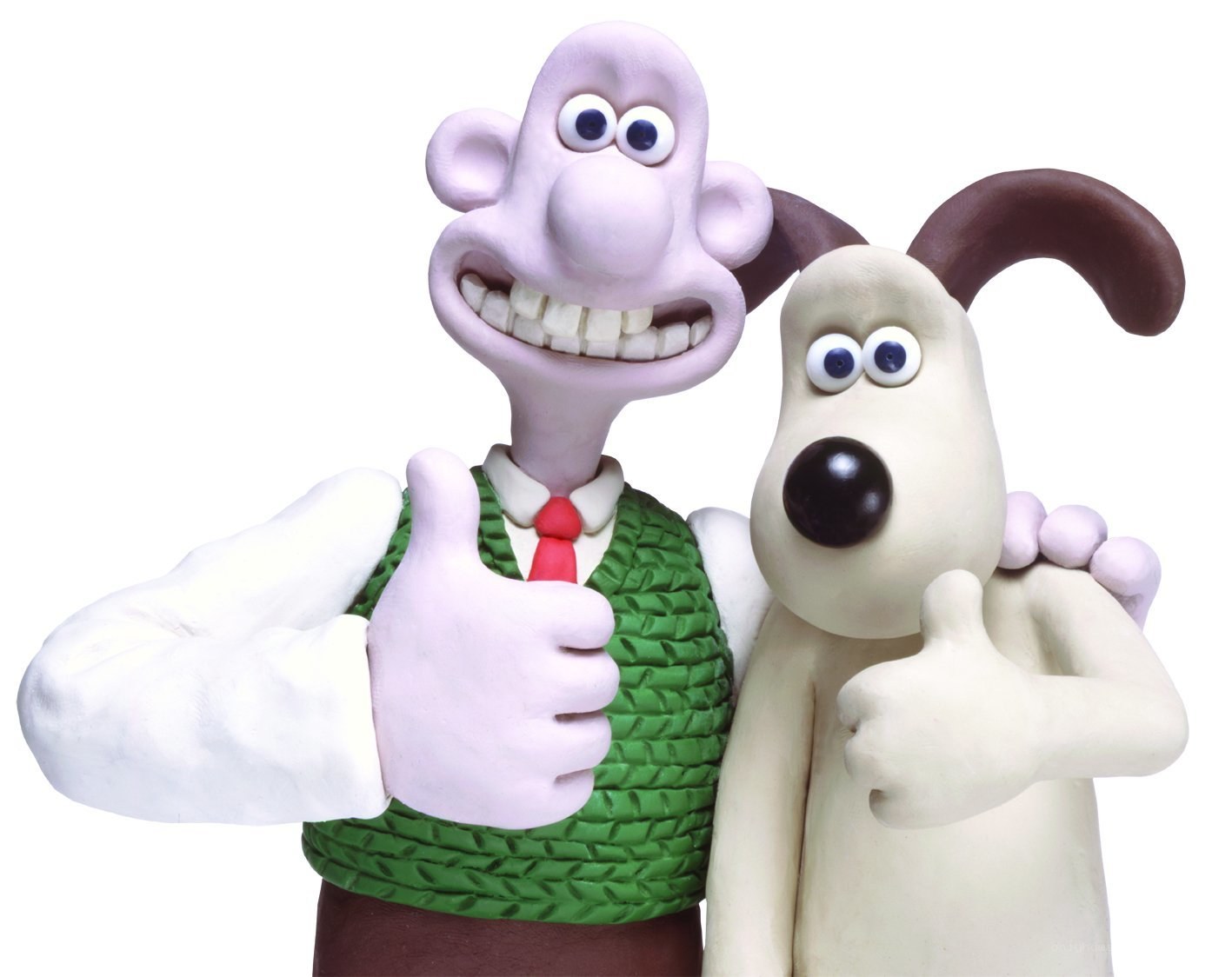 Wallace and Gromit giving thumbs up