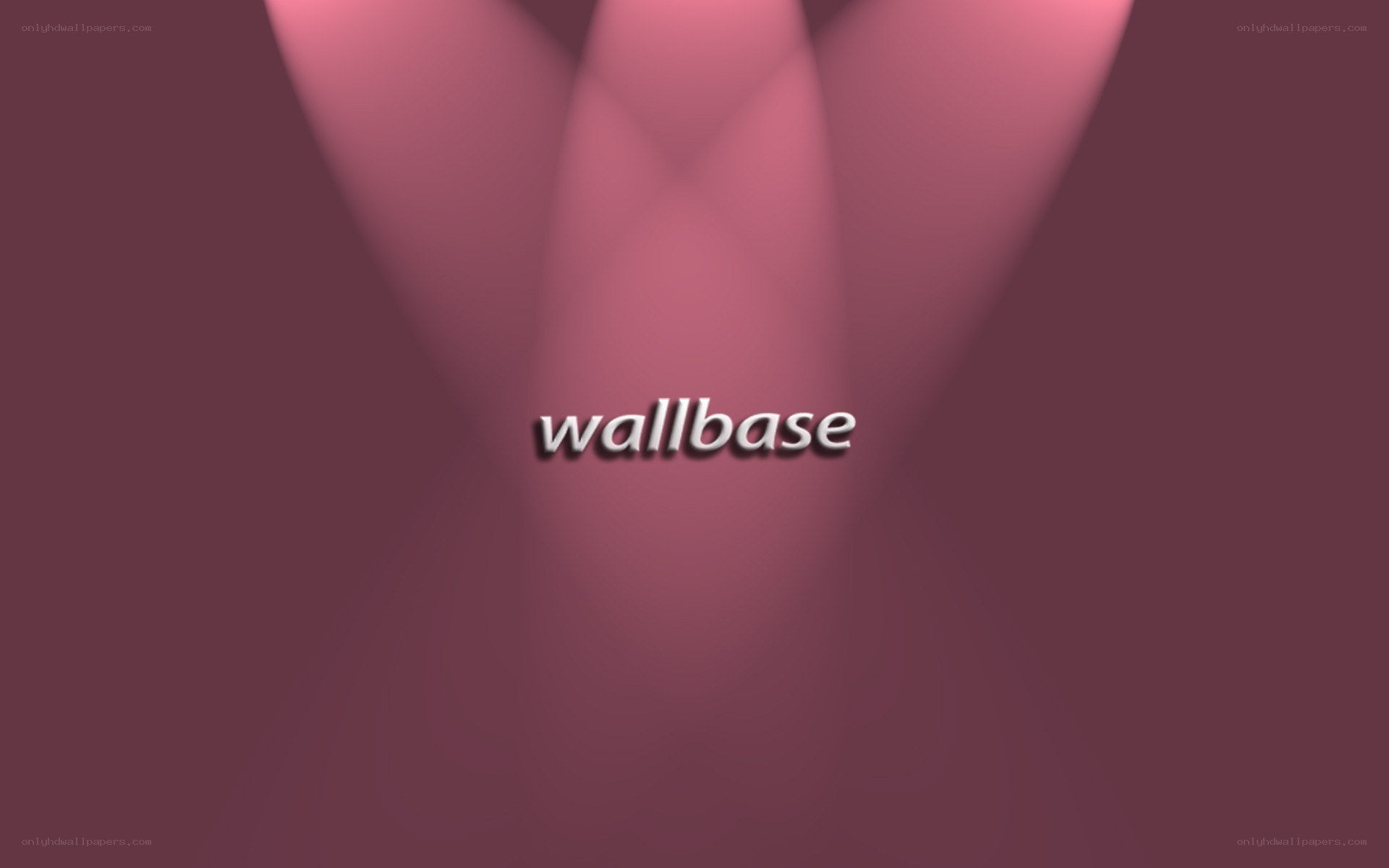 wallbase logo on pink background