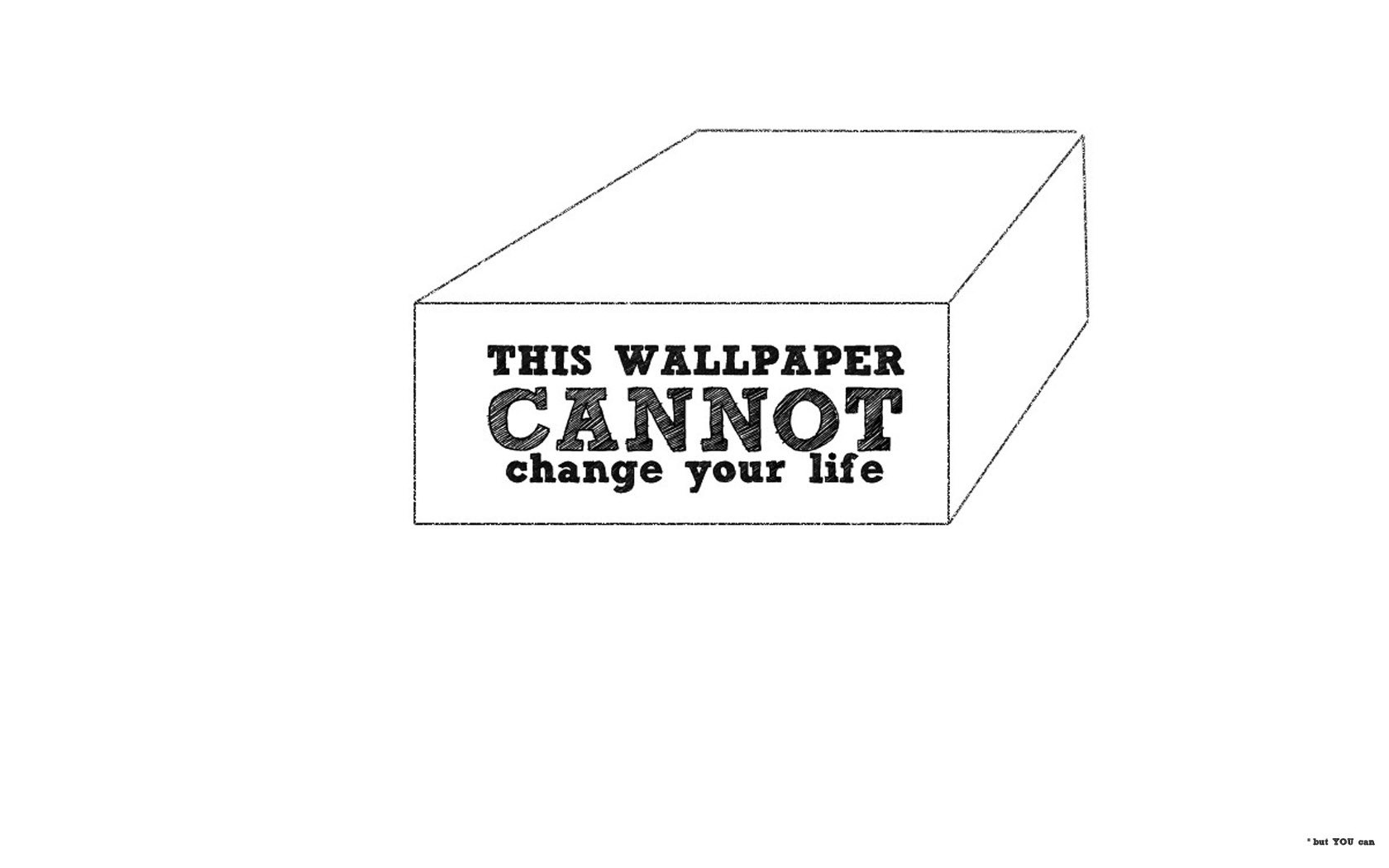 Wallpaper cannot change your life