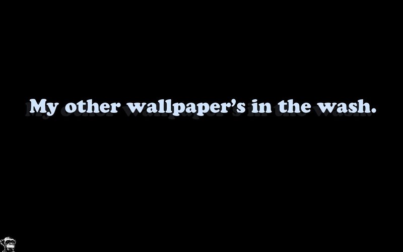 Wallpaper in the wash
