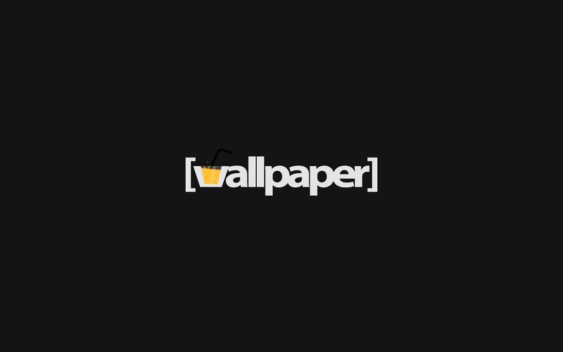 [wallpaper] Logo — Black, Minimalist
