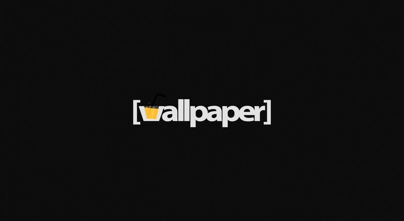 Wallpaper logo on black