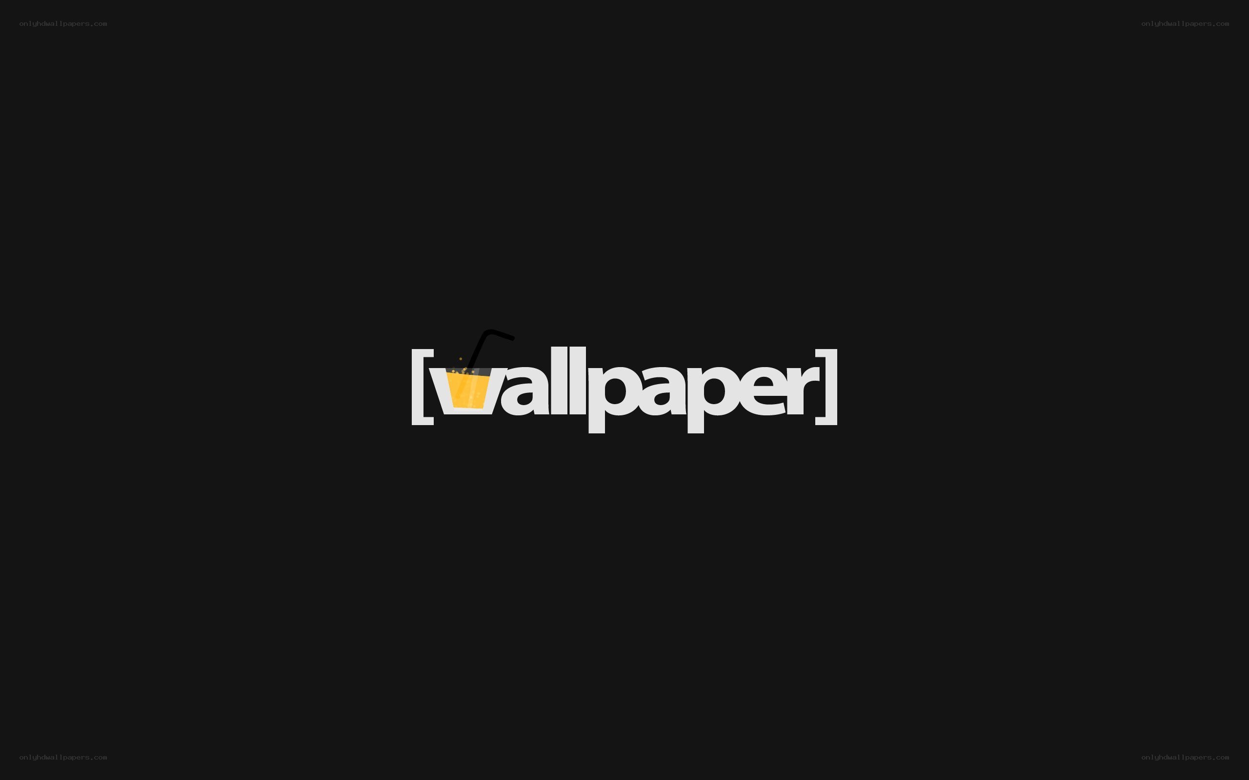 Wallpaper logo with drink icon