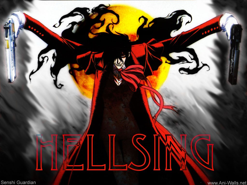 Logos naki. Yasushi Ishii Hellsing. Алукард с пистолетами. Hellsing OST. Алукард обои на телефон.