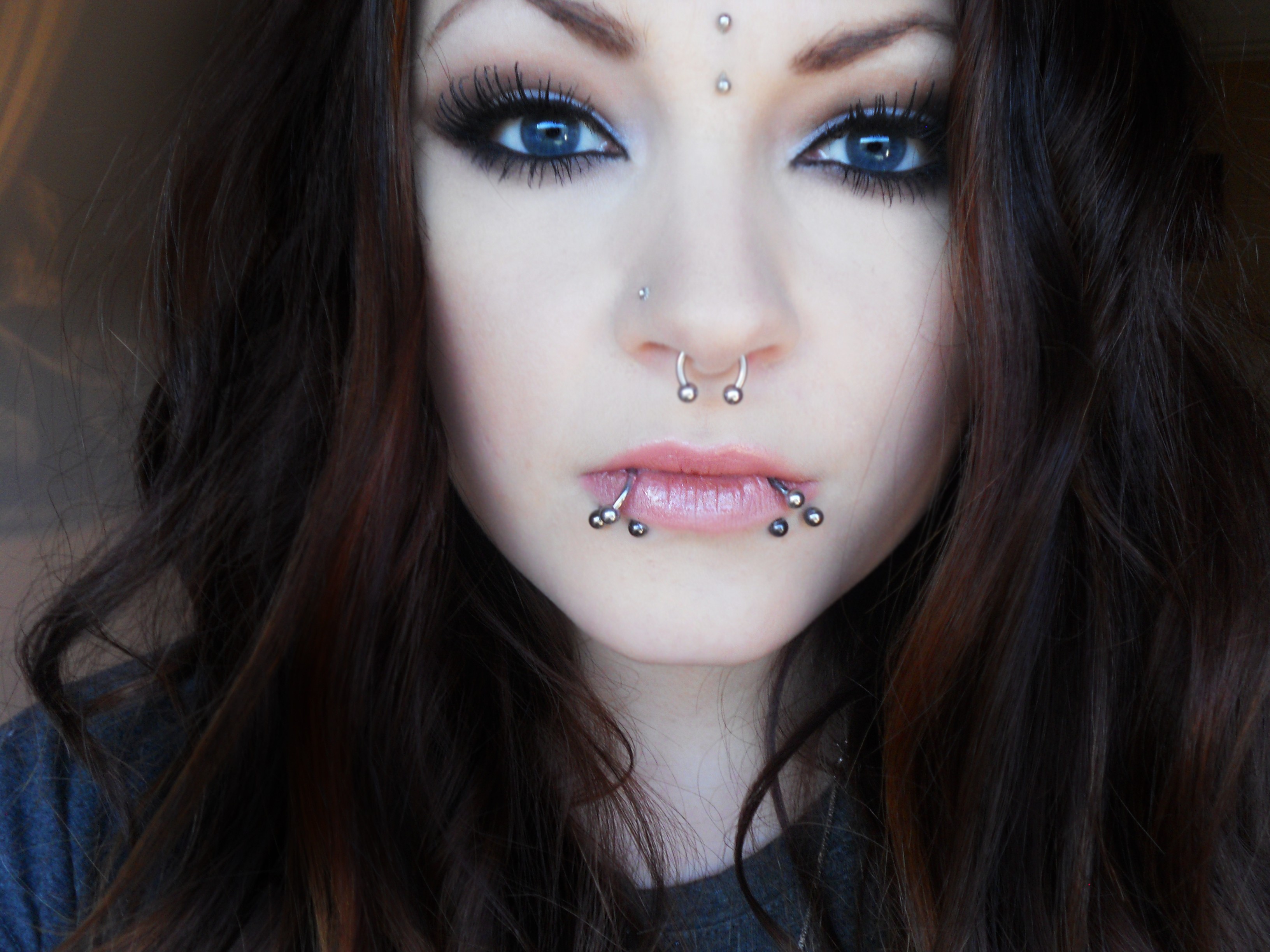 Cute face piercings