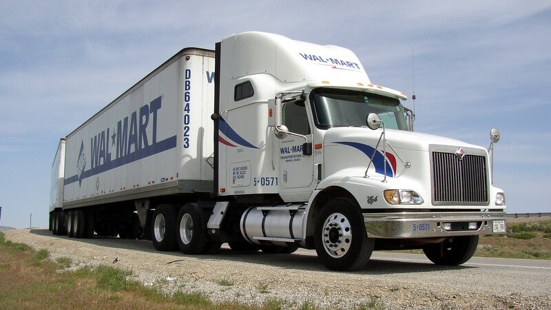 Walmart Semi-truck — White, Neutral