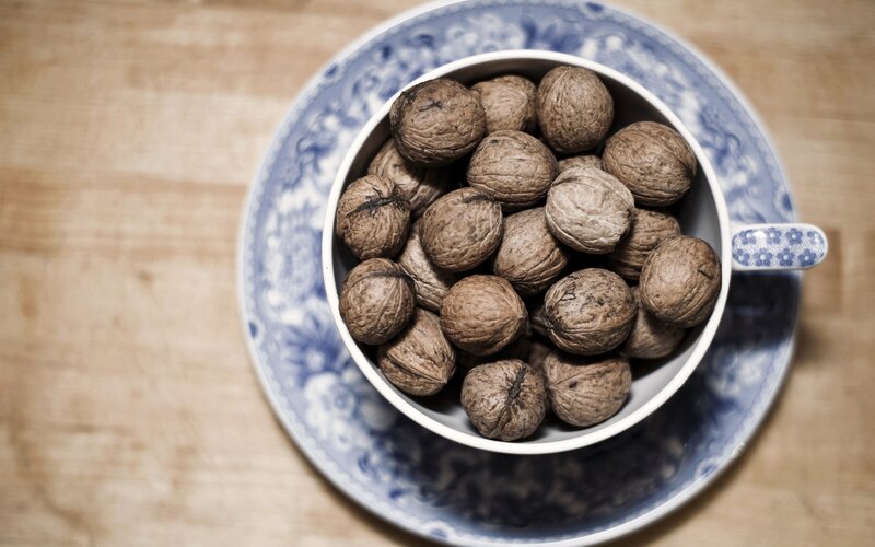 Walnuts in a Cup