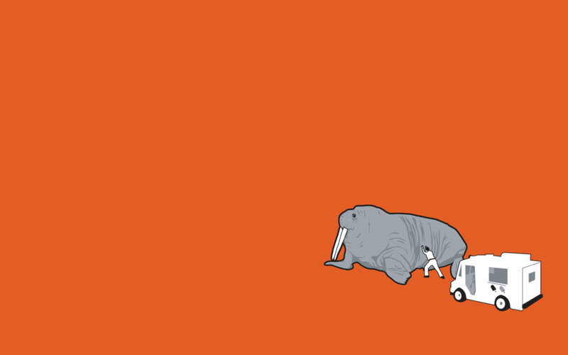 Walrus and food truck