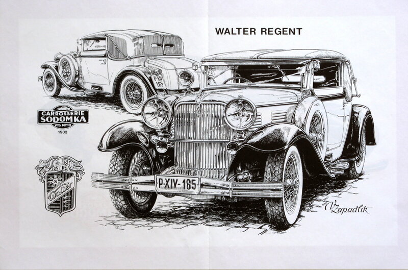 Walter Regent car illustration