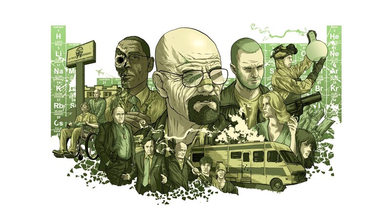 Walter White and Cast