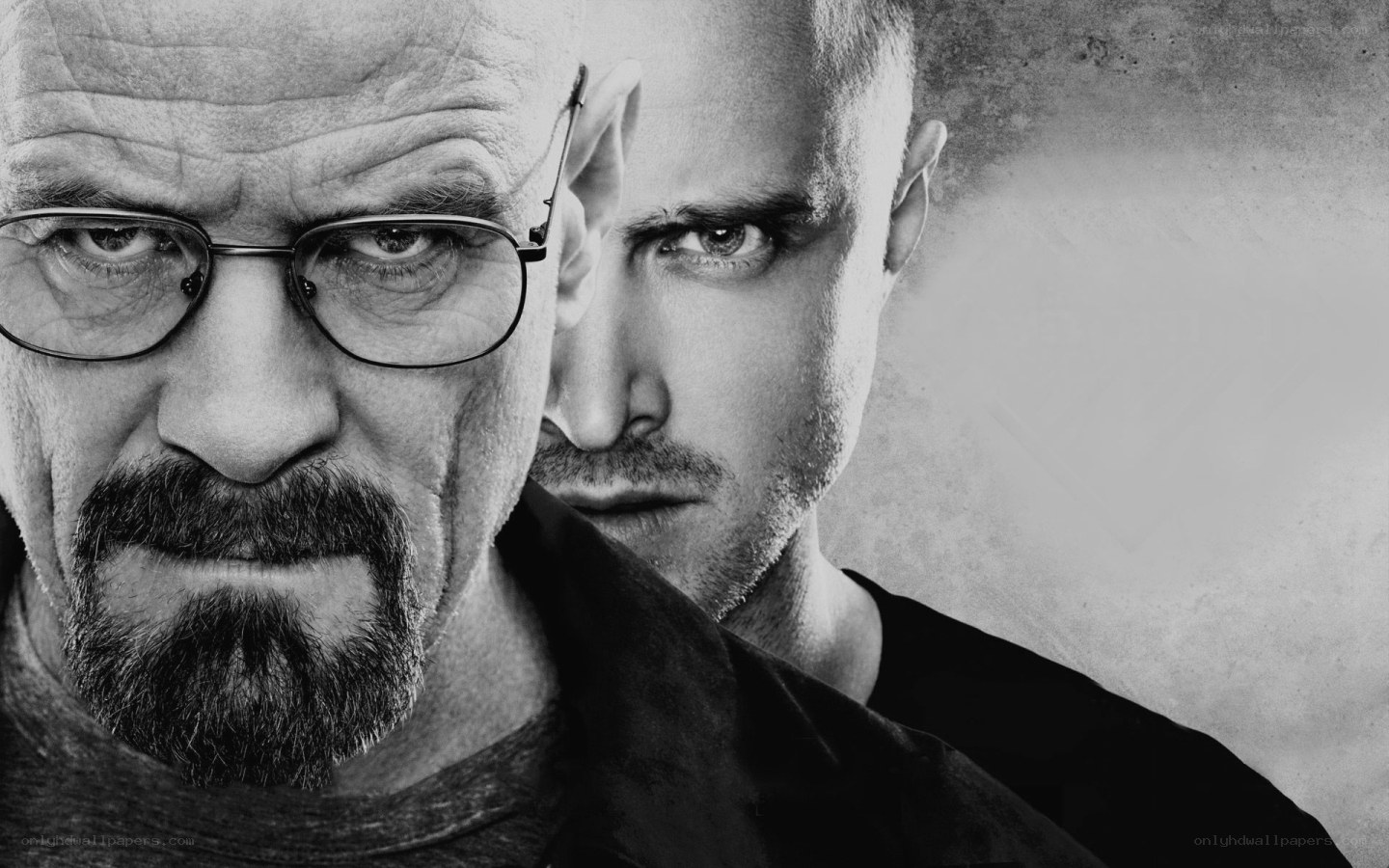 Walter White and Jesse Pinkman