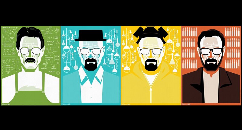 Walter White Character Portraits