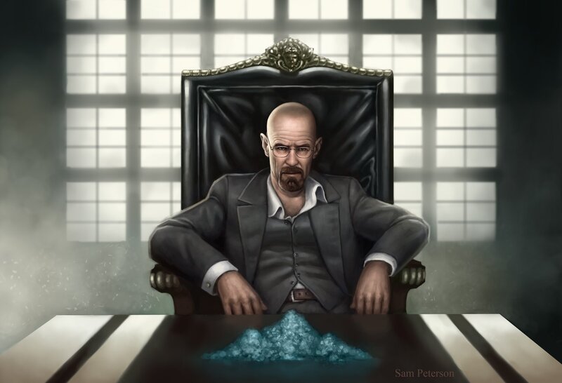Walter White on the throne