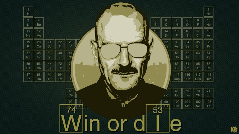 Walter White Portrait — Green