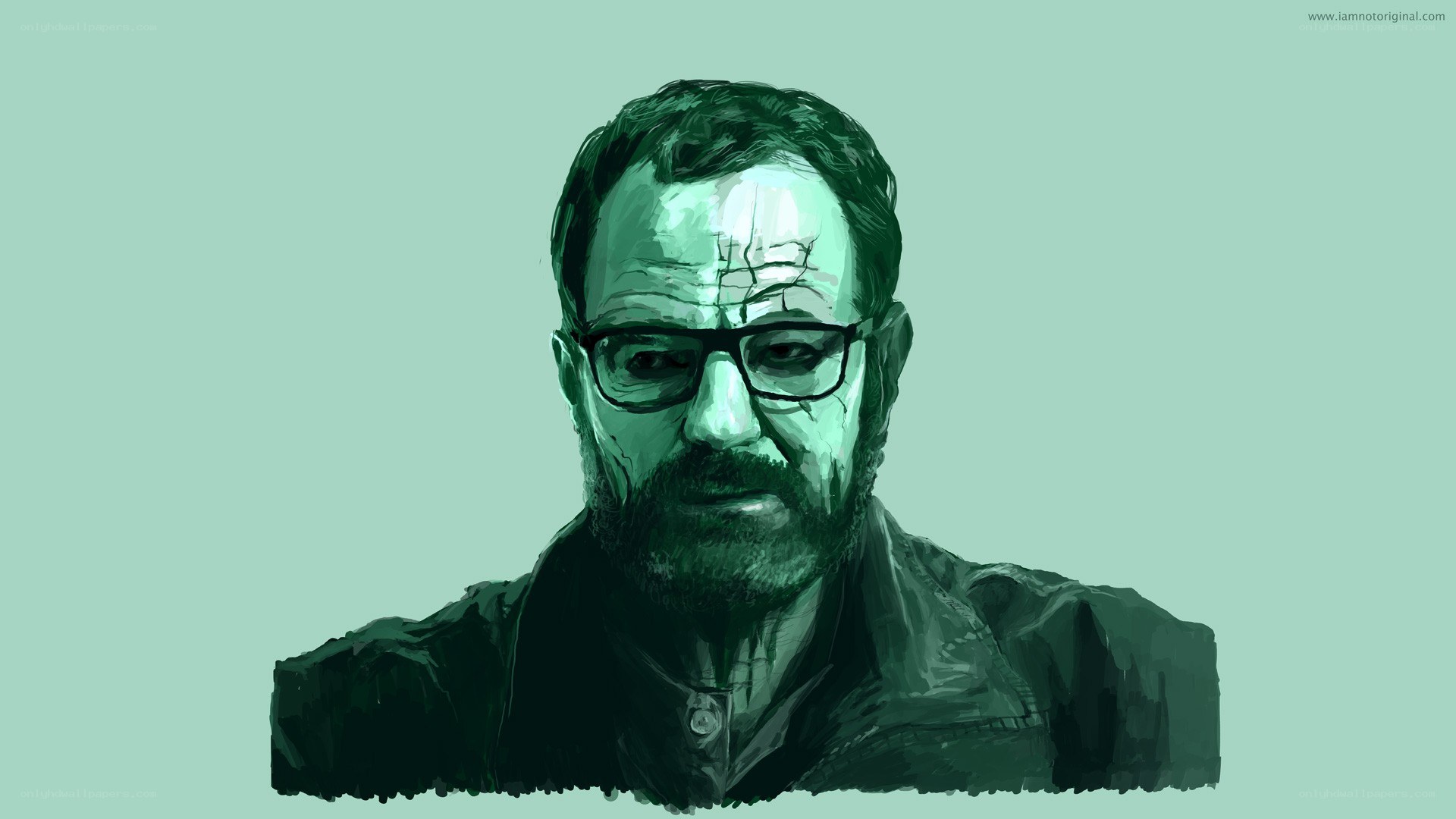 Walter White portrait illustration