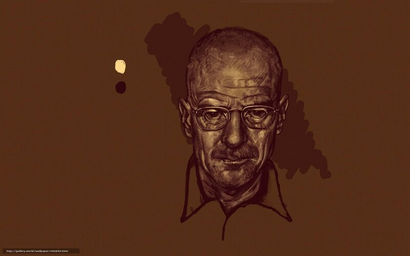Walter White portrait illustration