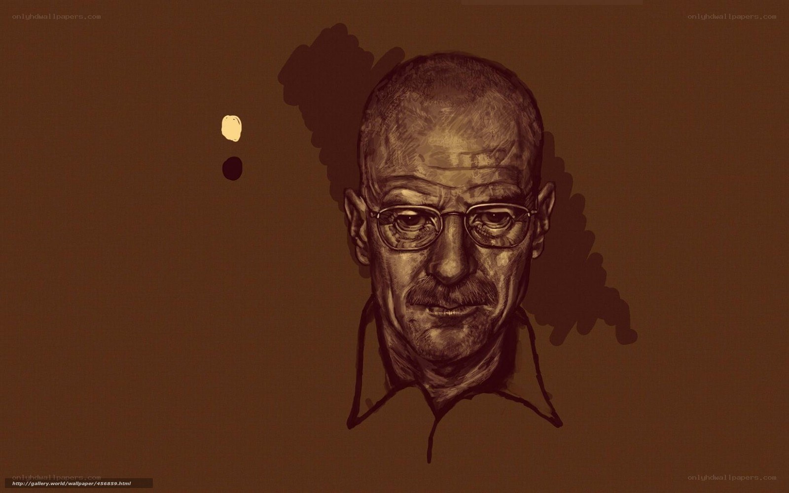 Walter White portrait illustration