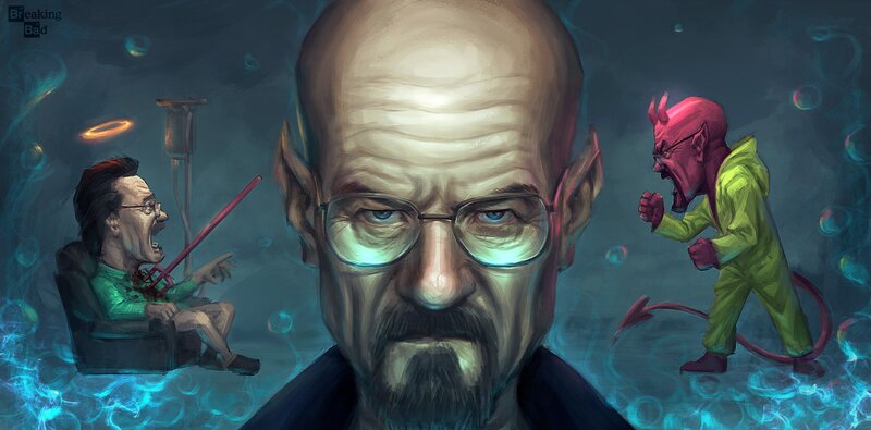 Walter White with Angels and Devils