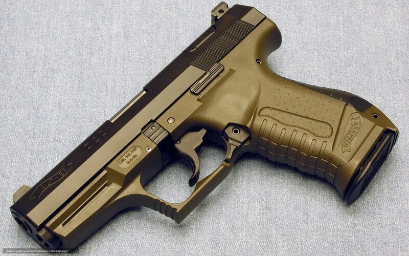 Walther P22 Pistol — Brown, Neutral