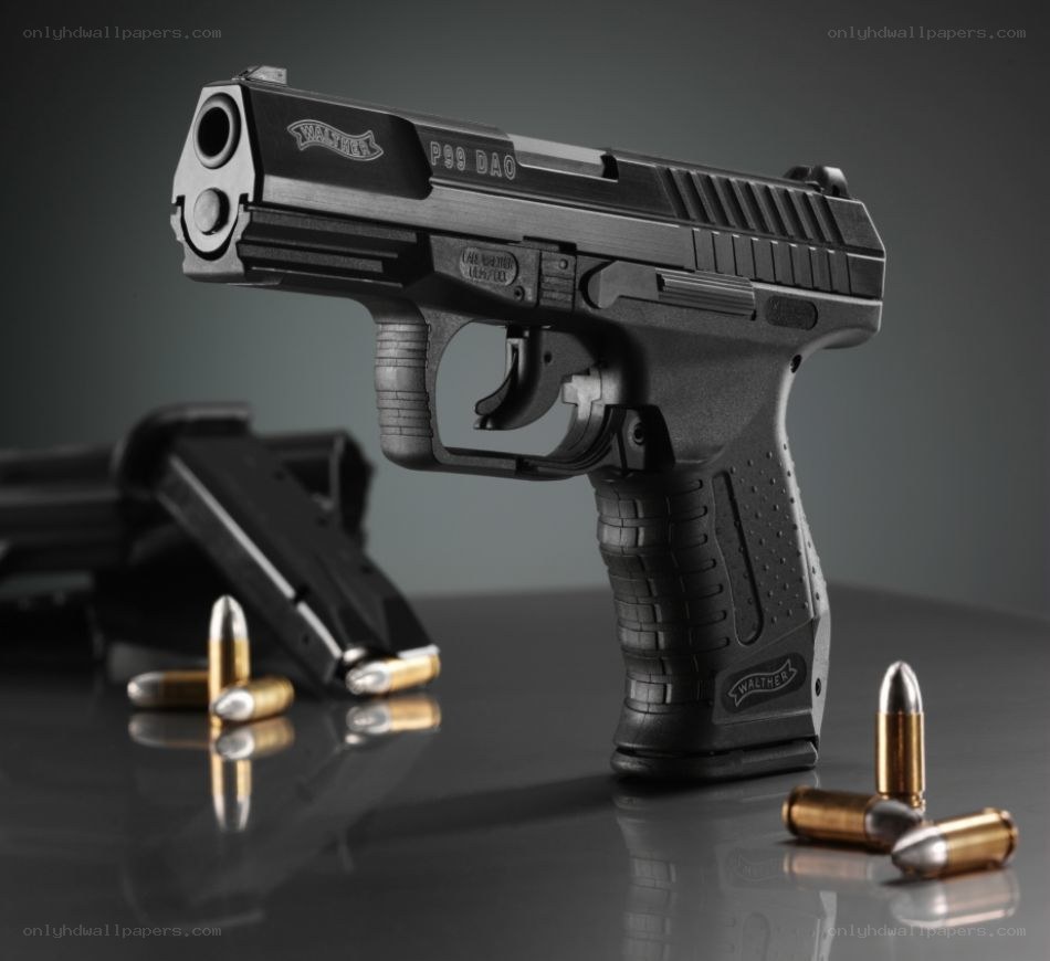 Walther P22 pistol with ammunition