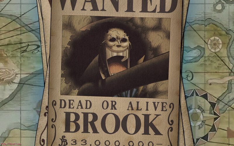 Wanted poster for Brook