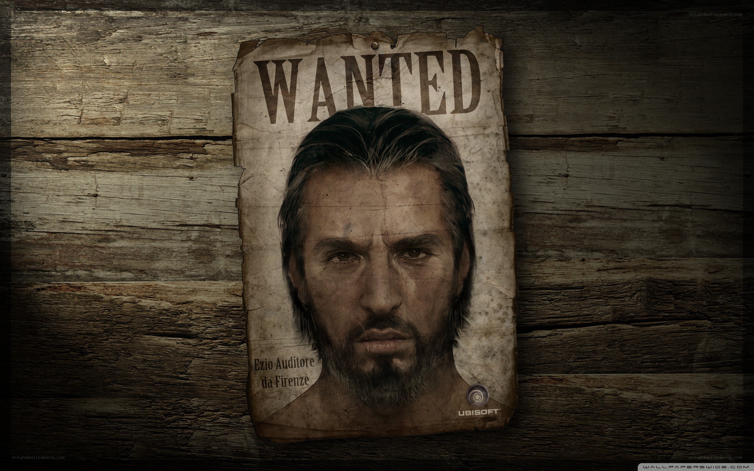 wanted poster for ezio auditore