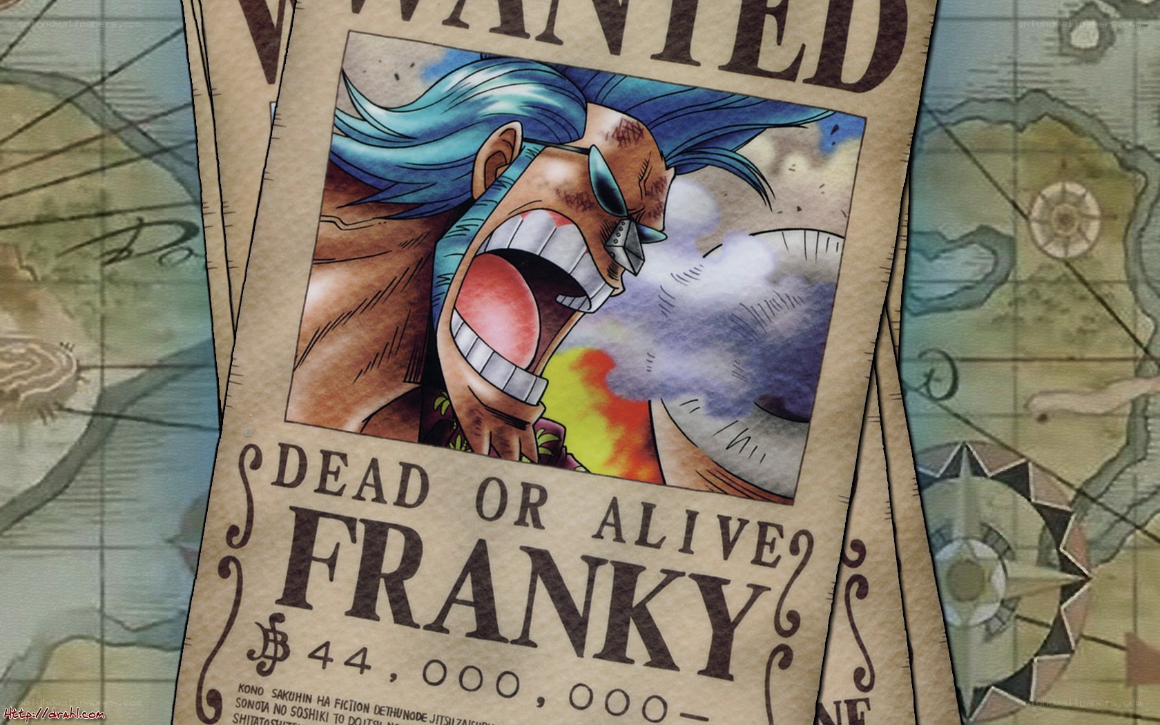 Wanted poster for Franky