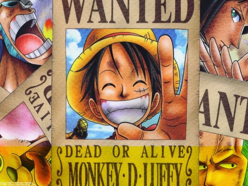 Wanted poster for Monkey D. Luffy