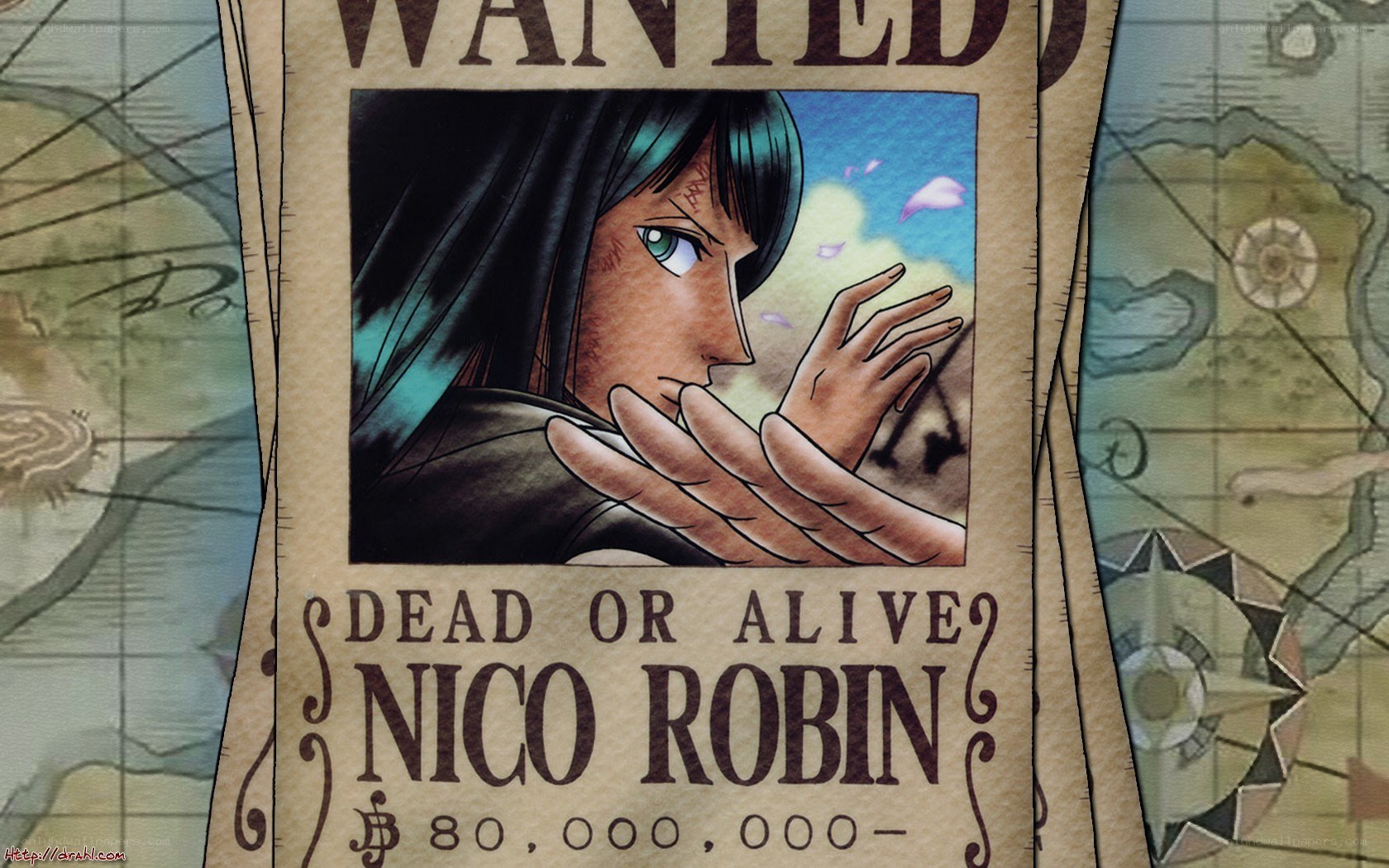 Wanted poster for Nico Robin