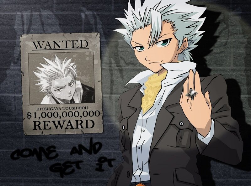 Wanted poster for Toushirou Hitsugaya
